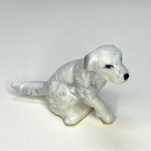 2/$20 | Vintage Miniature figurine English Setter dog